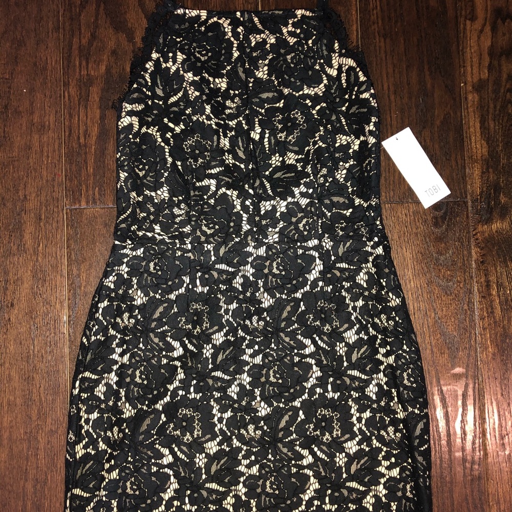TOBI lace mini dress